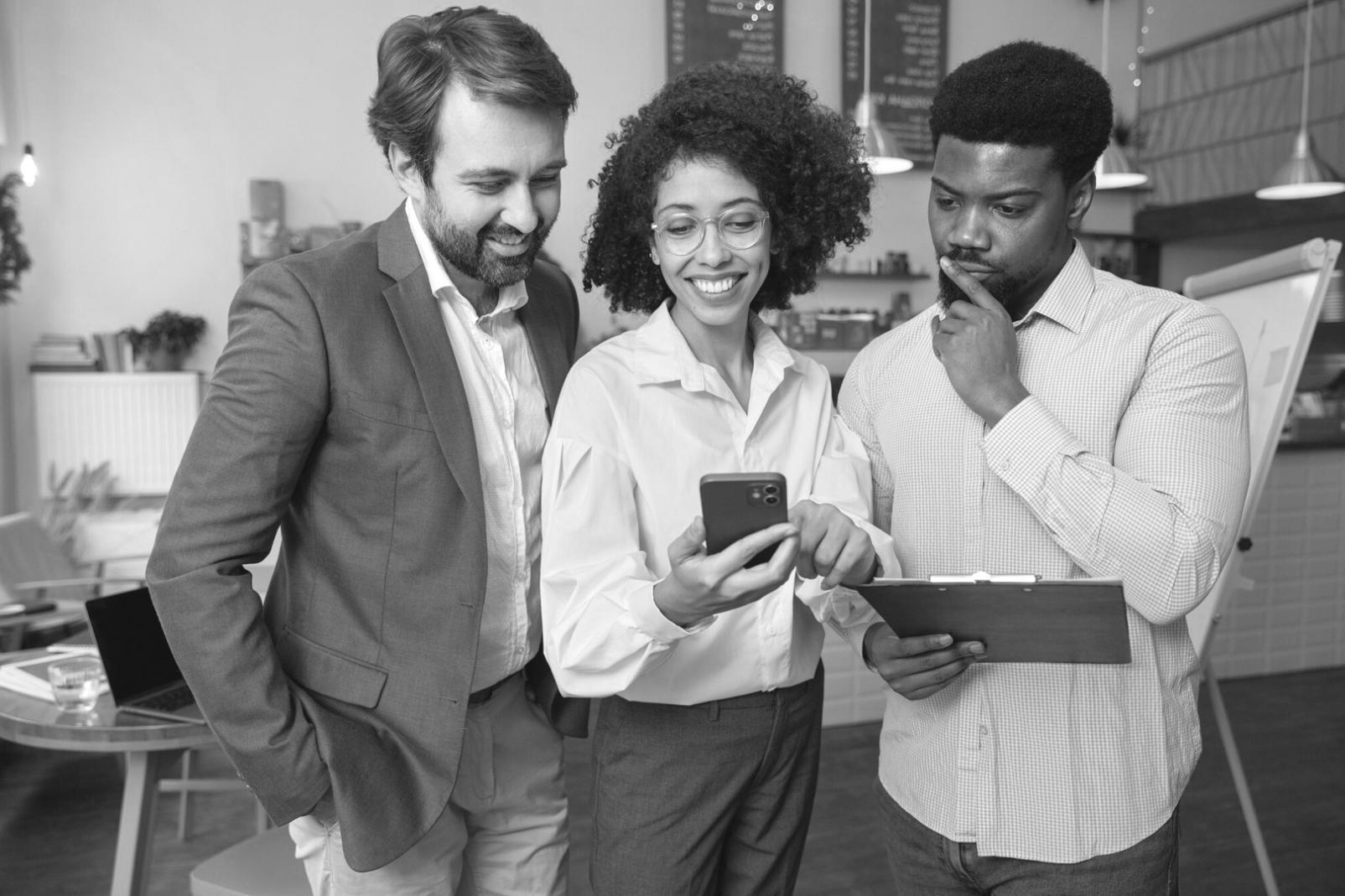 Professional reviewing financial documentation